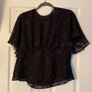 Express flower print top